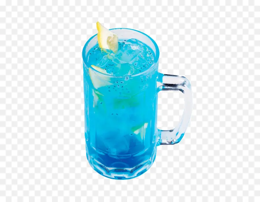 Bebida Azul，Vidro PNG