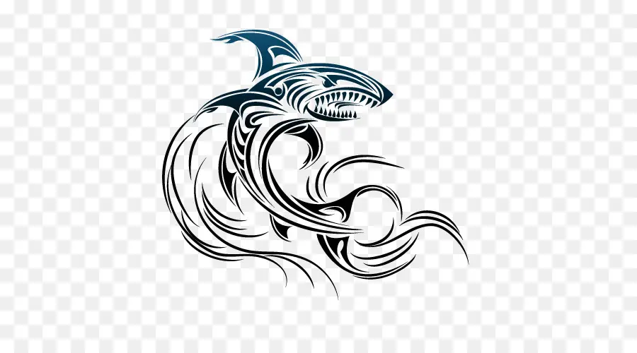 Tubarão，Tatuagem PNG