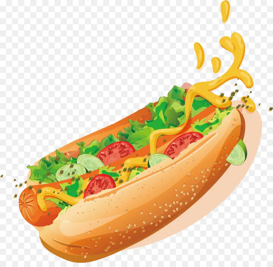 Cachorro Quente，Hamburger PNG