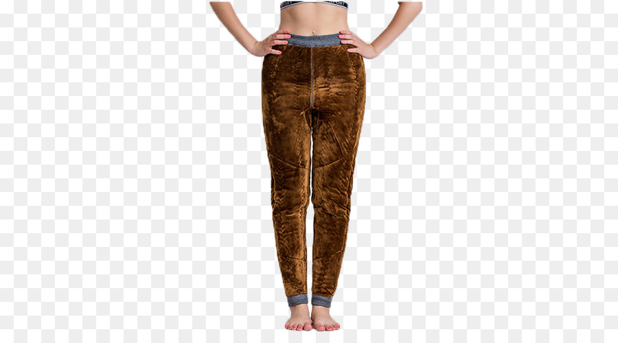 Calça Marrom，Moda PNG