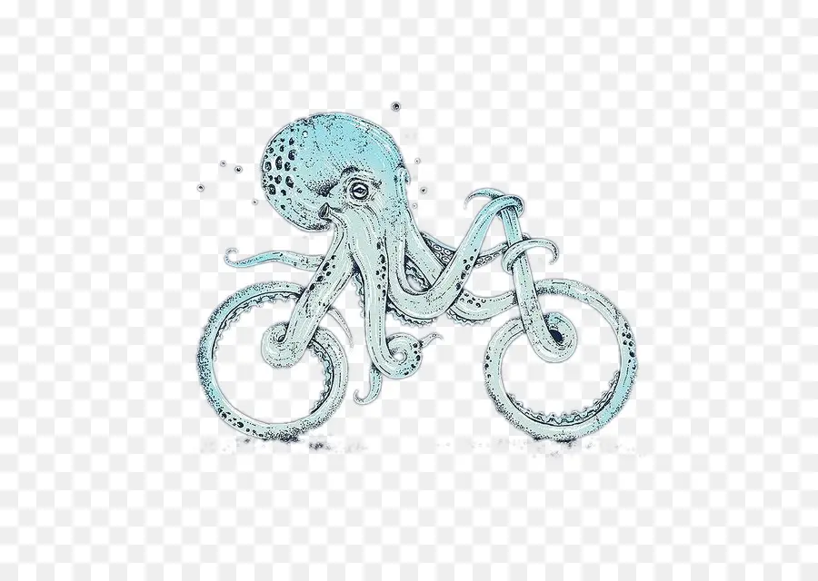 Polvo，Cartão Octopus PNG