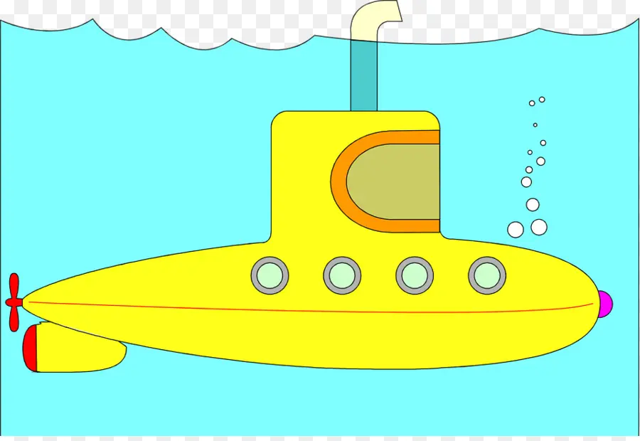 Submarino Amarelo，Subaquático PNG