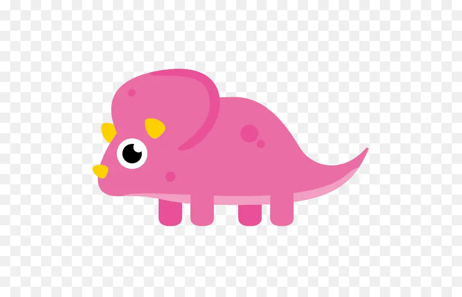 Dinossauro Rosa，Desenho Animado PNG