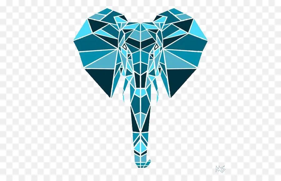 Elefante，Geométrico PNG