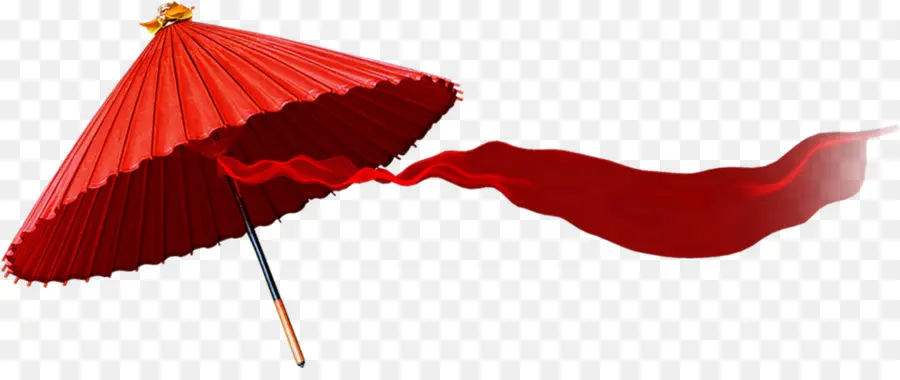 Guarda Chuva Vermelho，Fita PNG