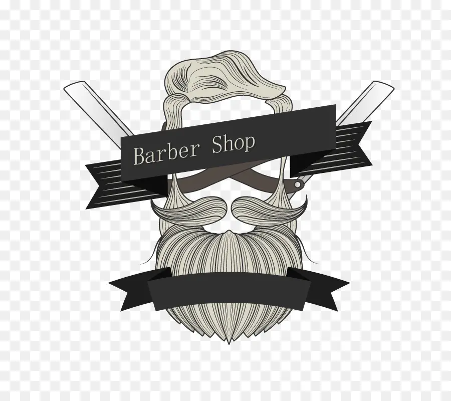 Logo，Barbeiro PNG