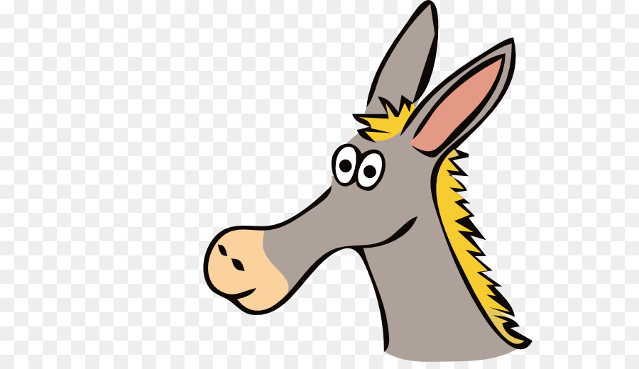 Burro De Desenho Animado，Mula PNG