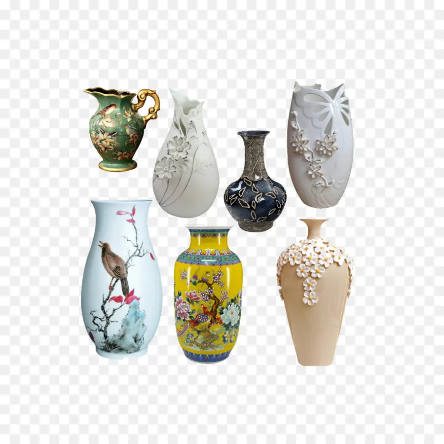 Vasos Decorativos，Cerâmica PNG