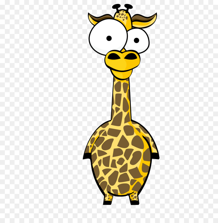 Girafa De Desenho Animado，Bonitinho PNG