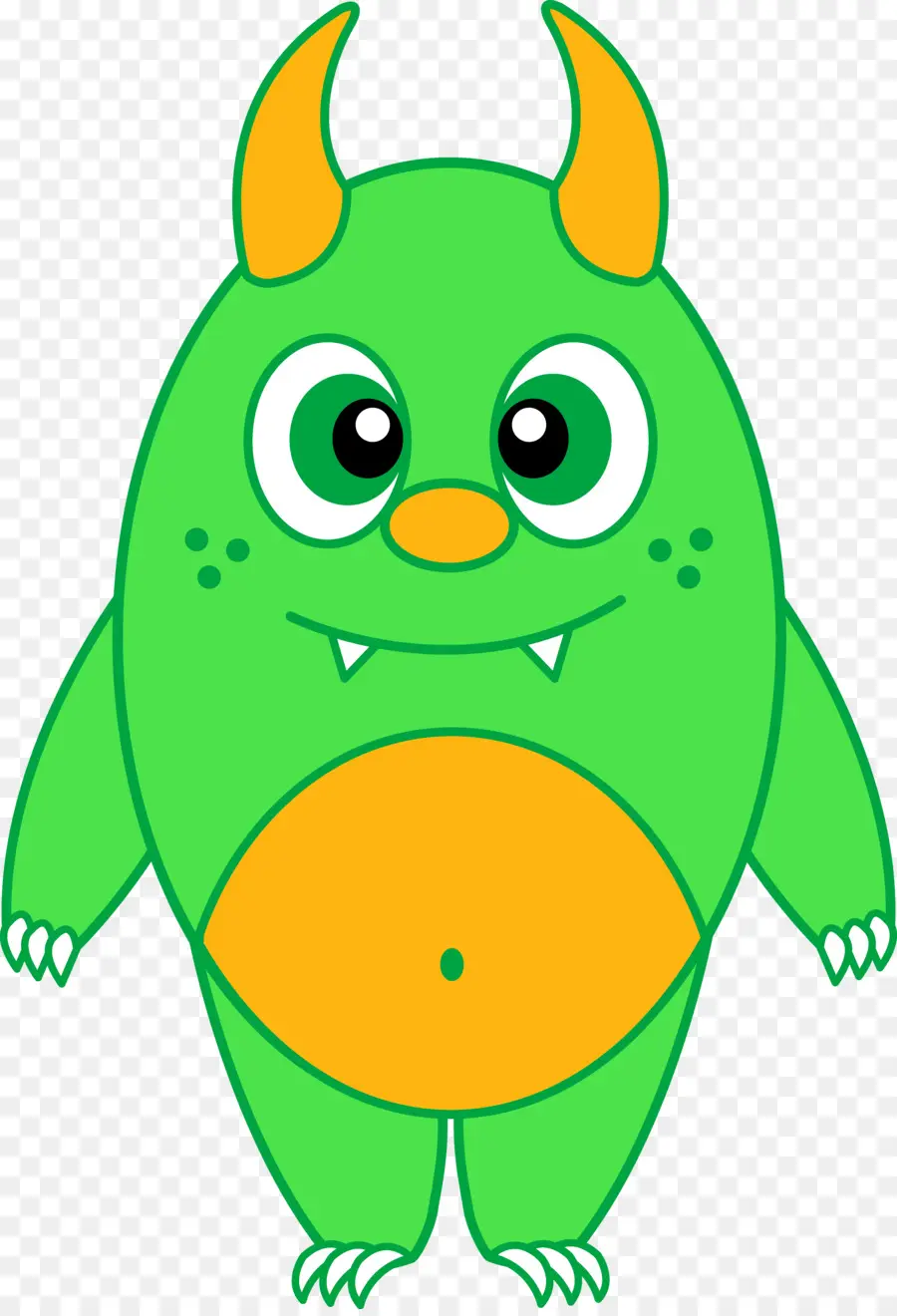 Monstro Verde，Desenho Animado PNG