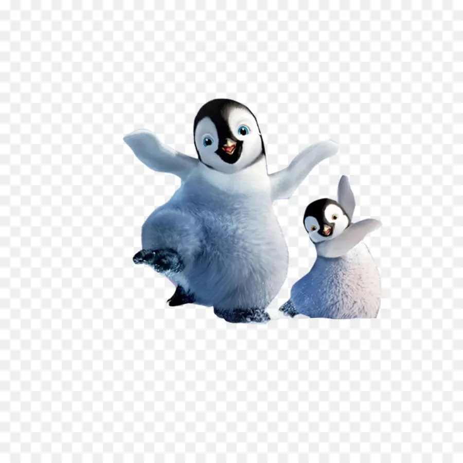 Pinguins，Desenho Animado PNG