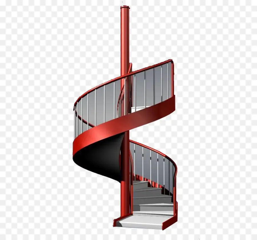 Vermelho，Escadas PNG