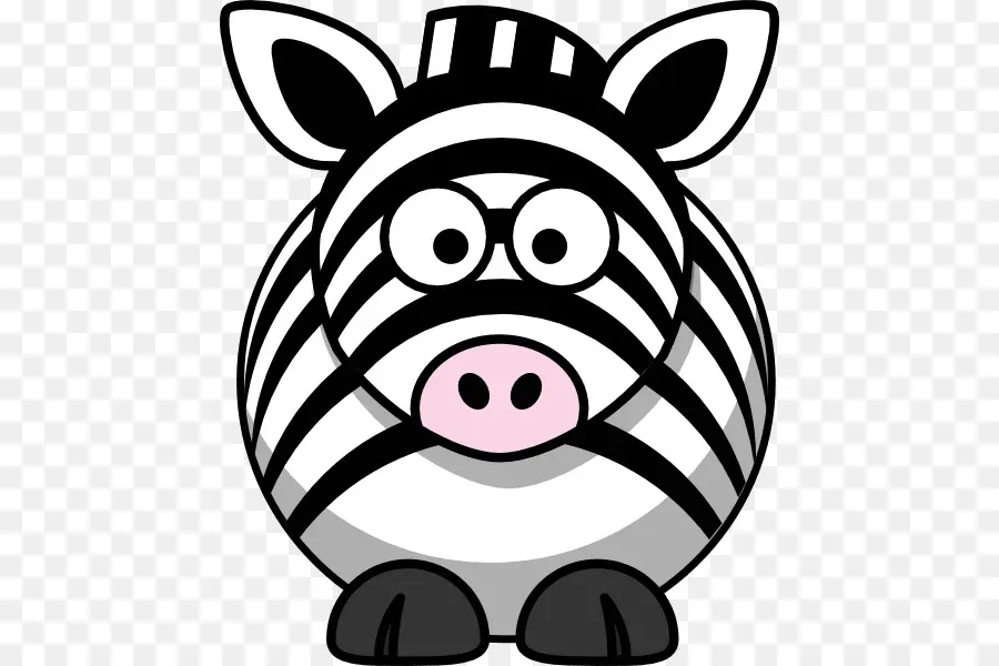 Zebra，Preto E Branco PNG