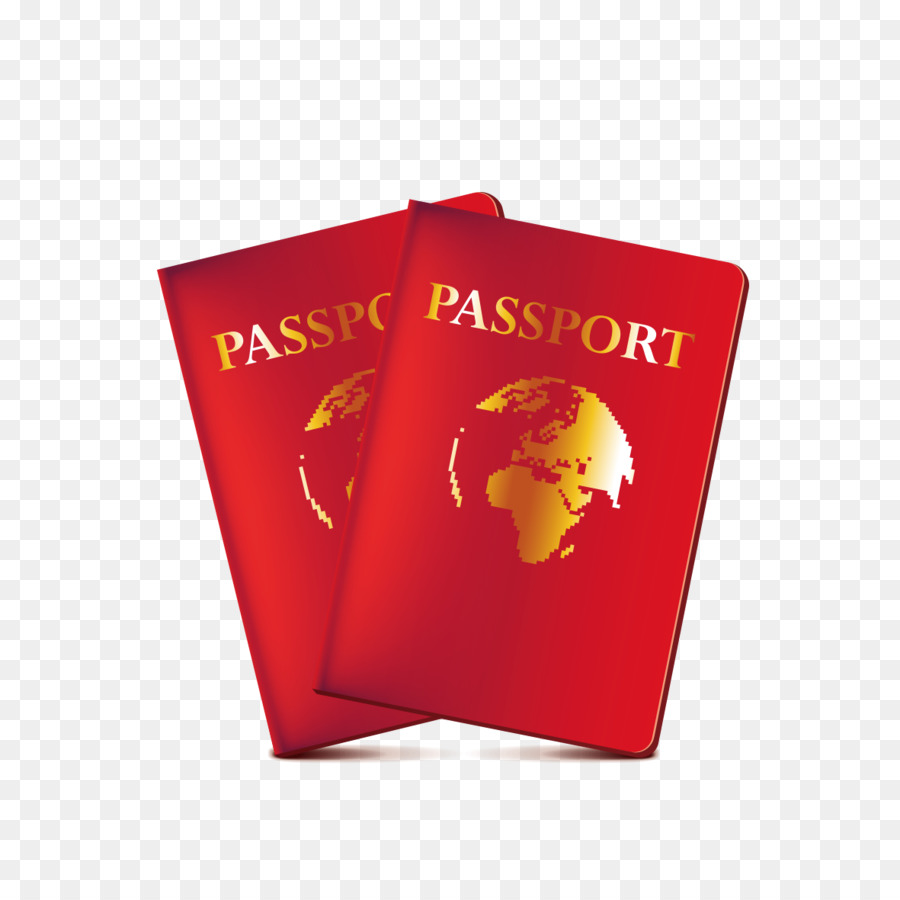 Vermelho，Passaporte PNG