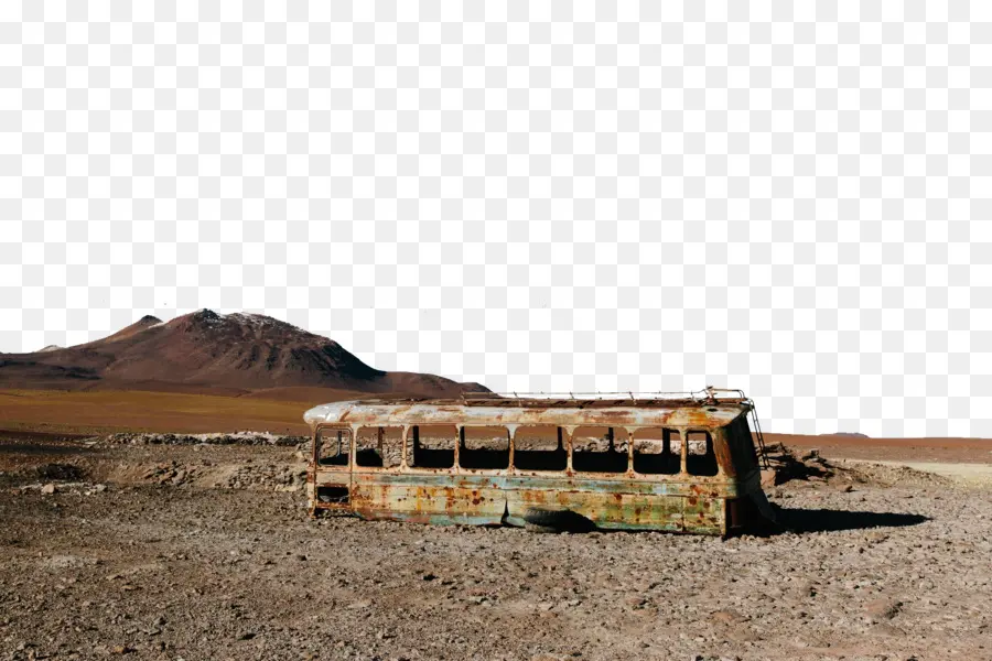 Ônibus Enferrujado，Deserto PNG