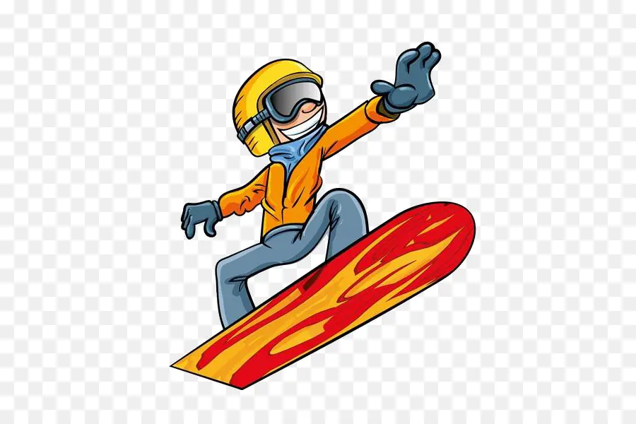 Snowboard，Cartoon PNG