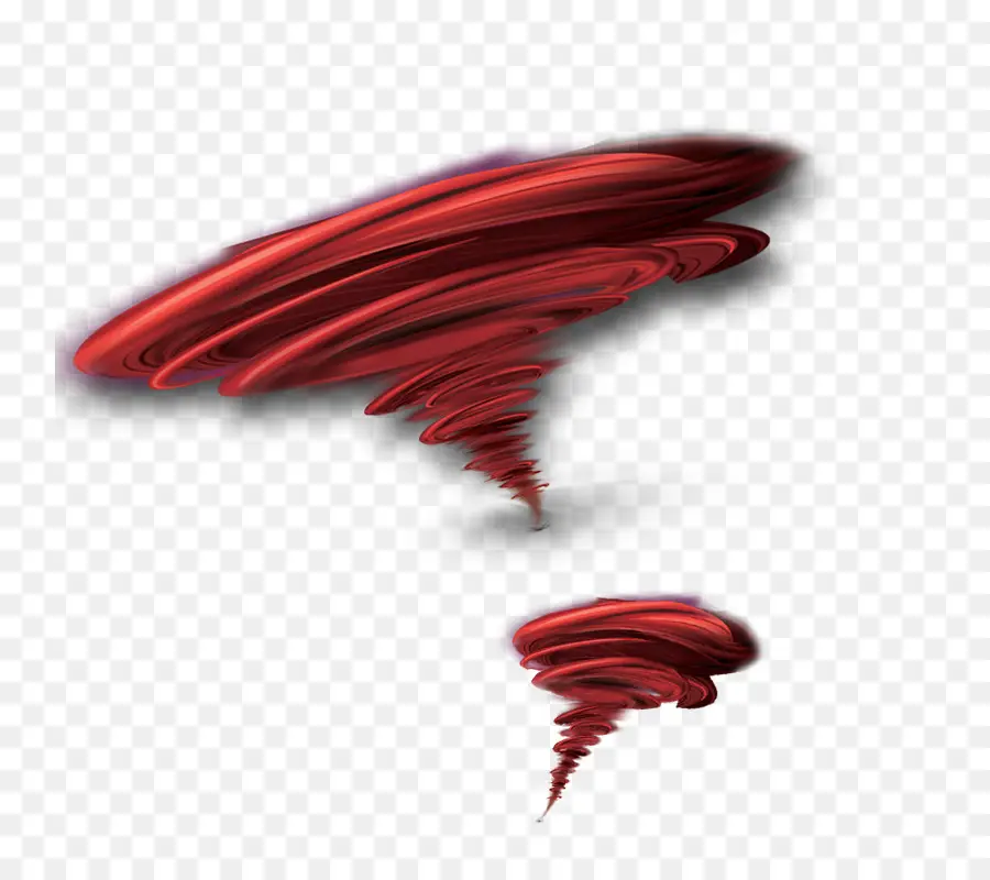 Tornado Vermelho，Redemoinho PNG