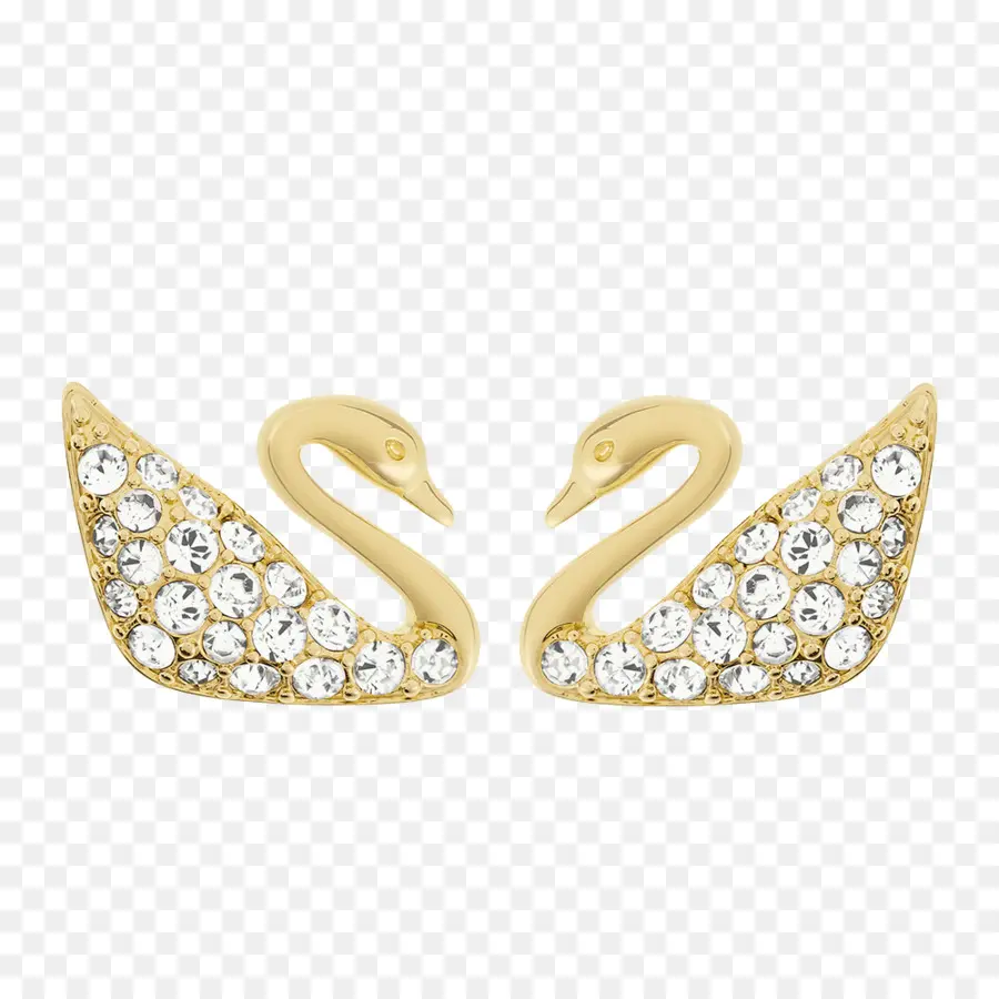 Brincos De Cisne，Ouro PNG