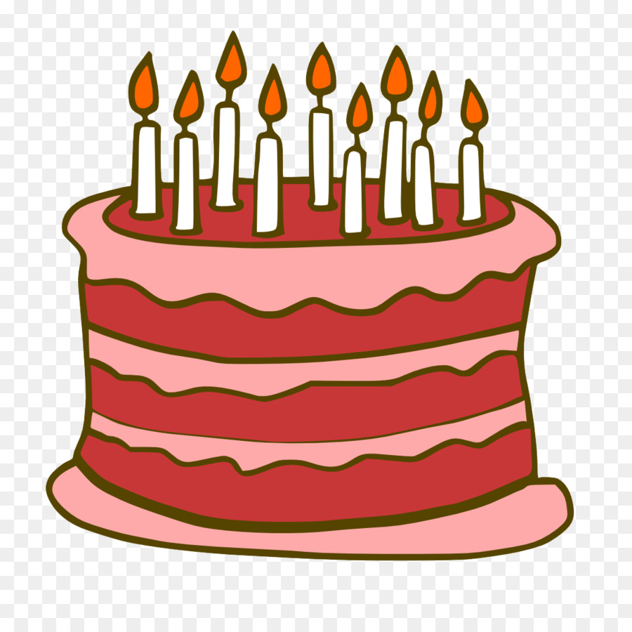 Desenho Bolo De Aniversário - Free Transparent PNG Clipart Images