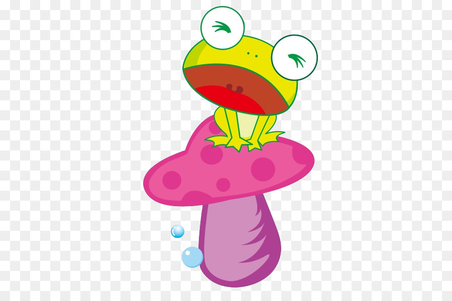 Sapo De Desenho Animado，Cogumelo PNG