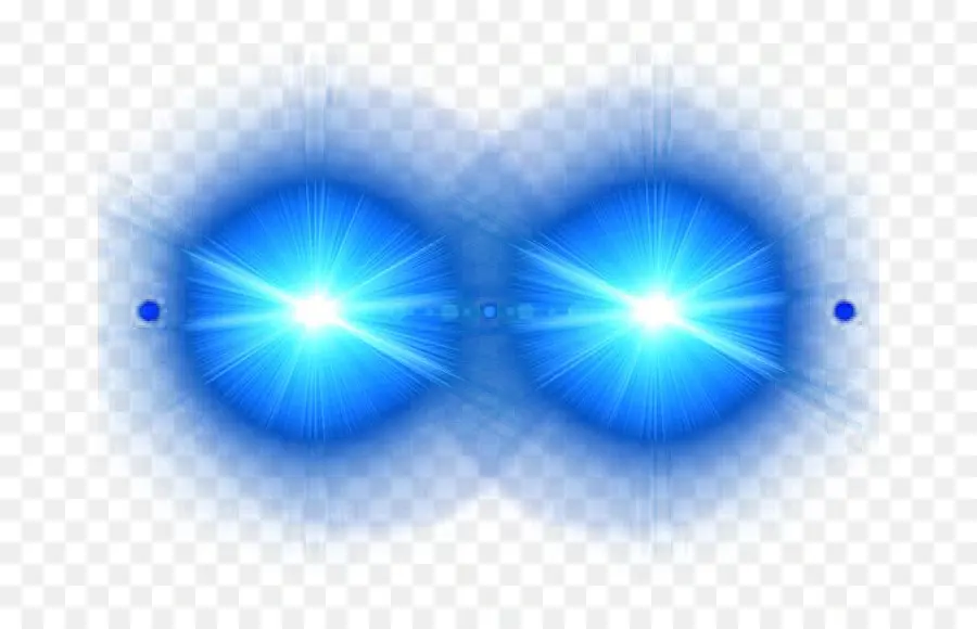 Luz Azul，Brilho PNG