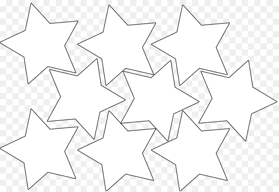 Estrelas，Contorno PNG