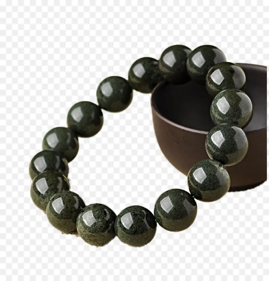 Pulseira De Miçangas，Contas Pretas PNG