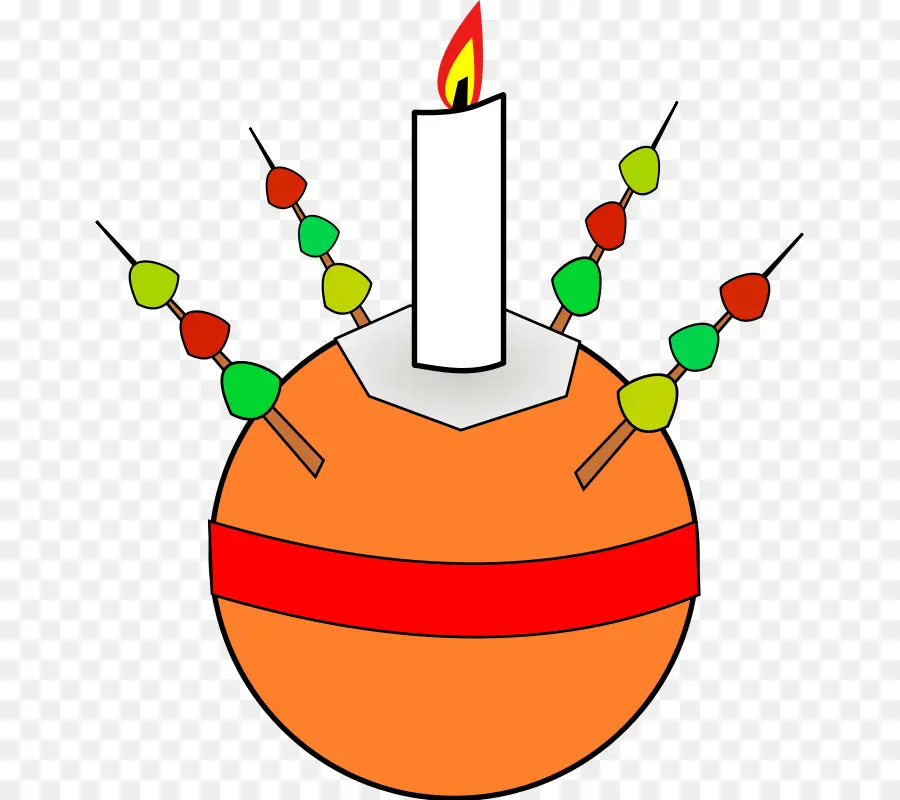 Christingle，Vela PNG