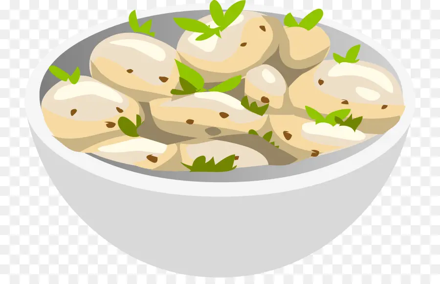 Salada De Batata，Tigela PNG