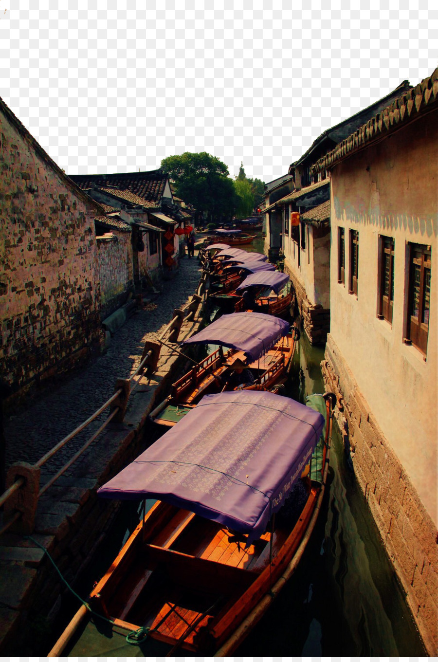 Zhouzhuang，Barco PNG