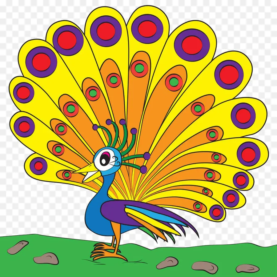 Peafowl，Cartoon PNG