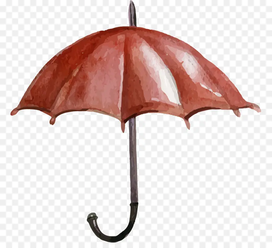 Guarda Chuva Vermelho，Chuva PNG