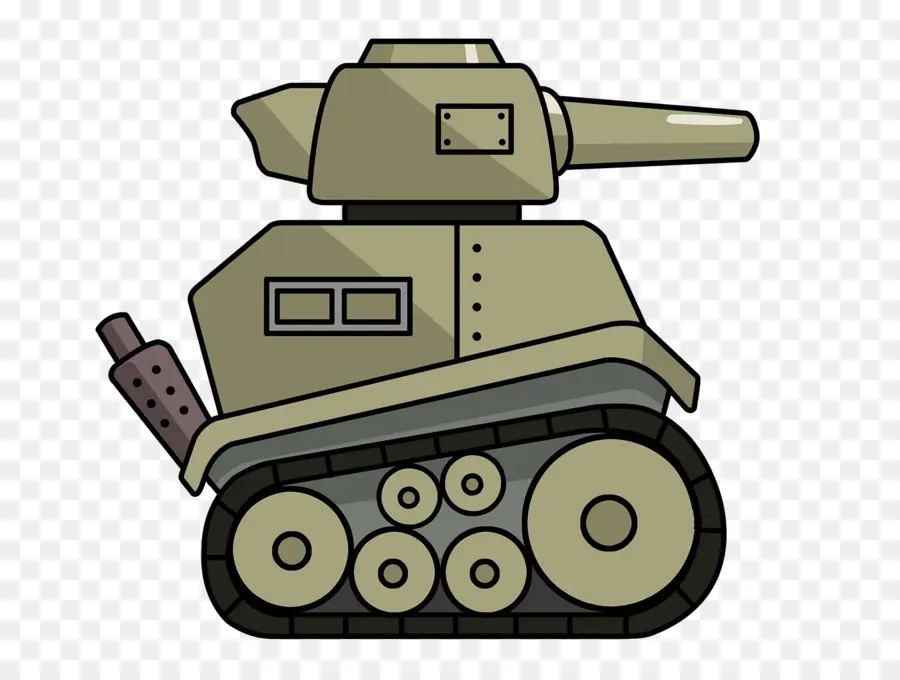 Tanque De Desenho Animado，Militares PNG