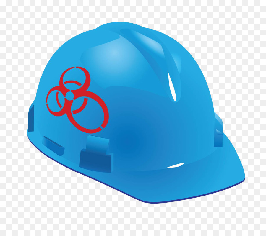 Capacete De Bicicleta，Azul PNG