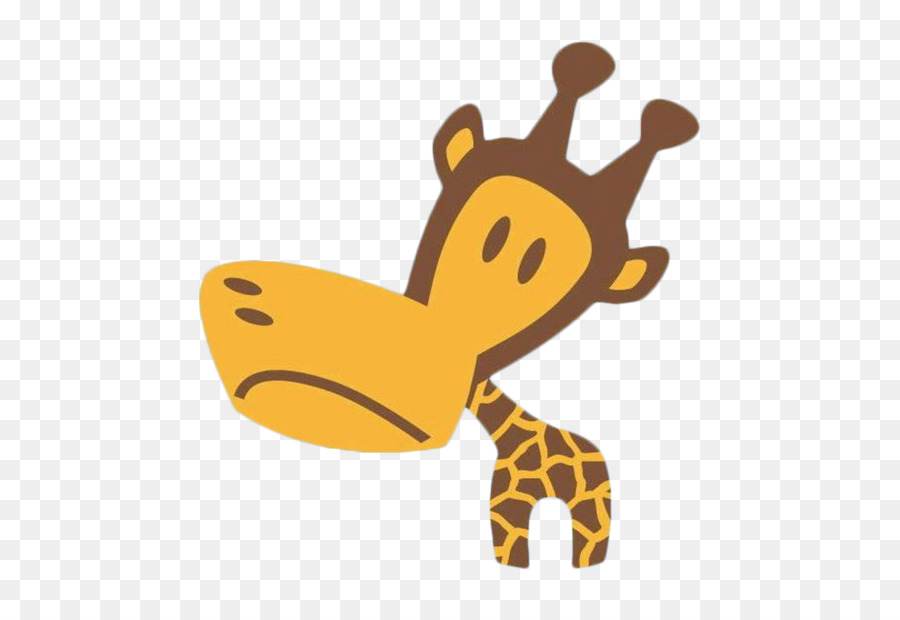 Girafa De Desenho Animado，Girafa PNG