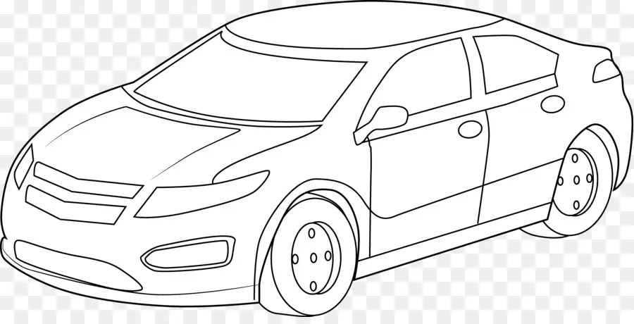 Contorno Do Carro，Desenho De Carro PNG