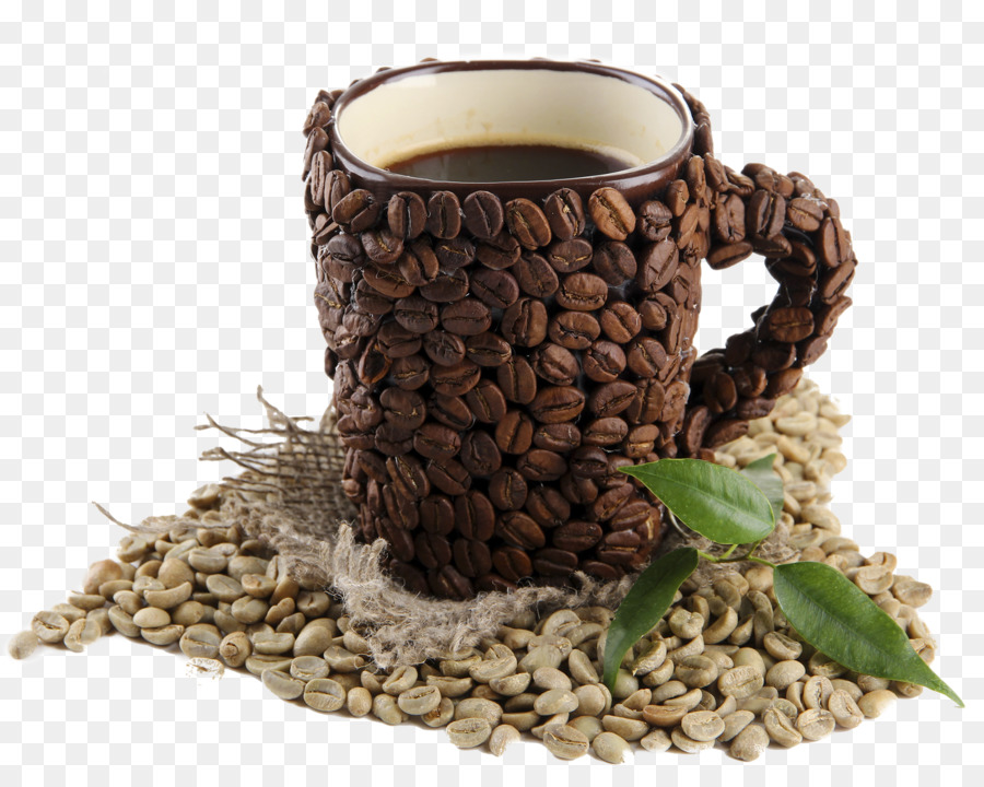 Xícara De Café，Grãos De Café PNG