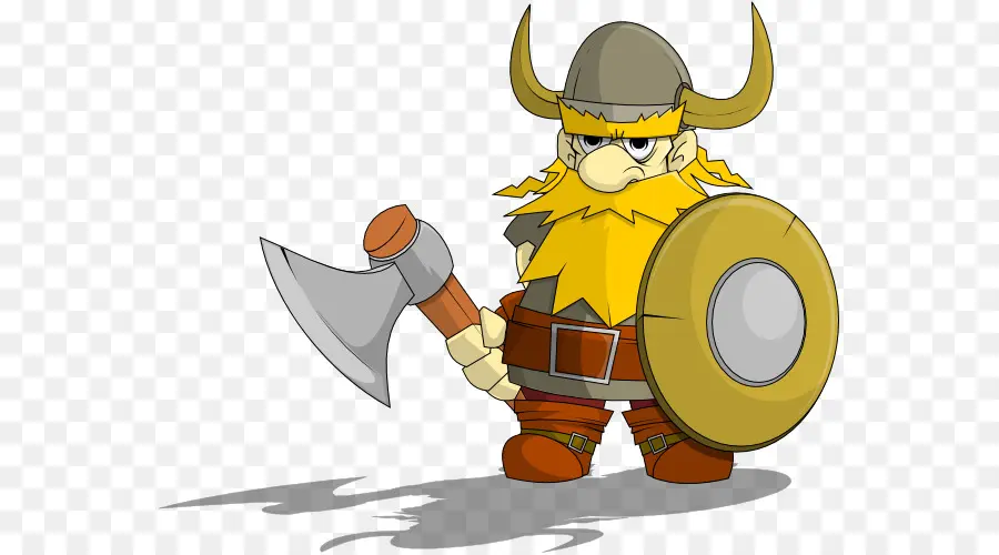 Viking De Desenho Animado，Machado PNG