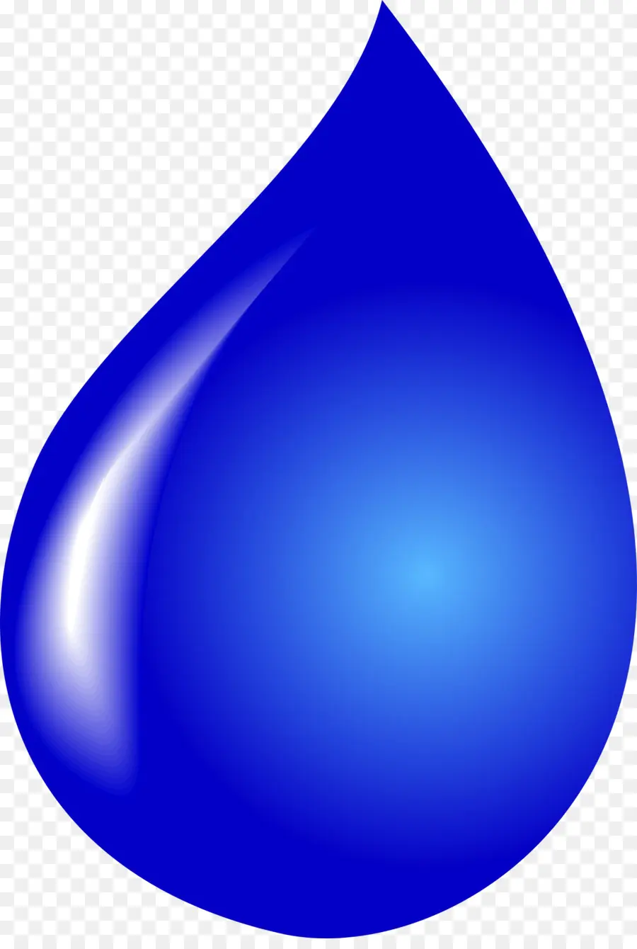 Gota De água Azul，Líquido PNG