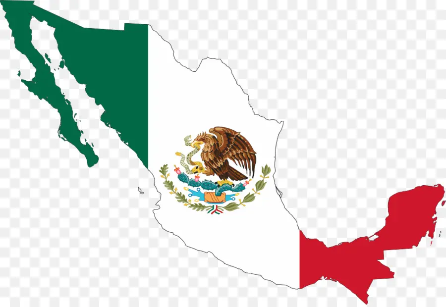 Mapa Do México，Bandeira PNG