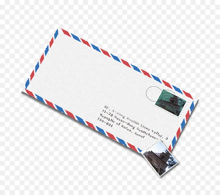 Envelope De Correio Aéreo，Postagem PNG