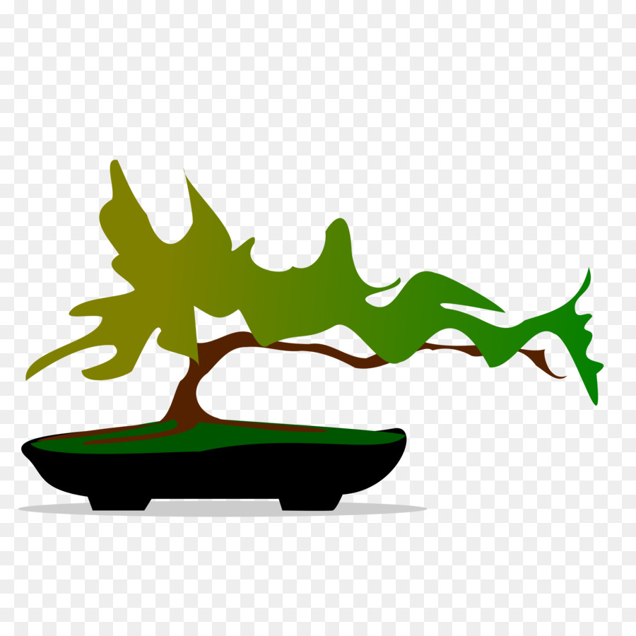 Árvore Bonsai，Pote PNG