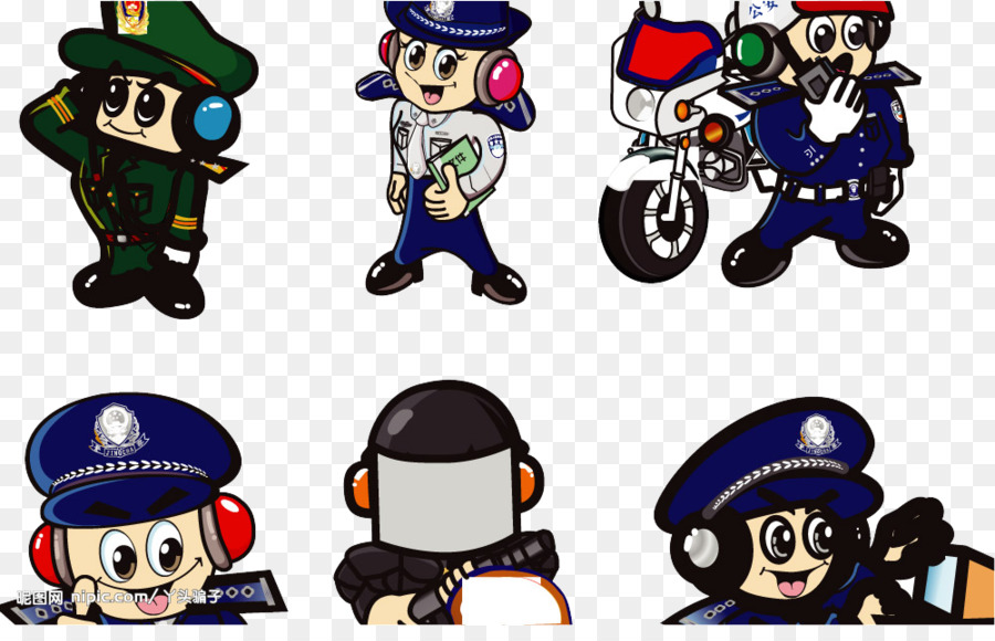 Policial，Cartoon PNG