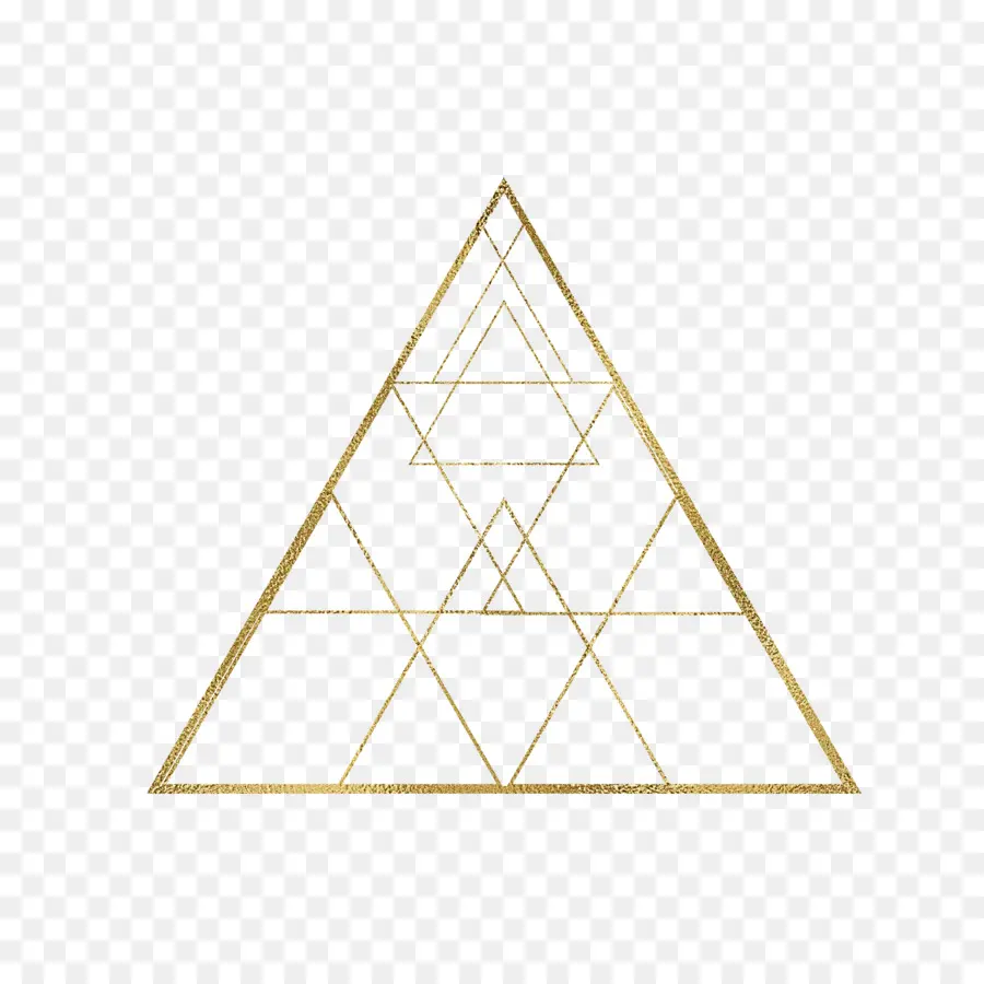 Triângulo，Triângulo De Ouro PNG