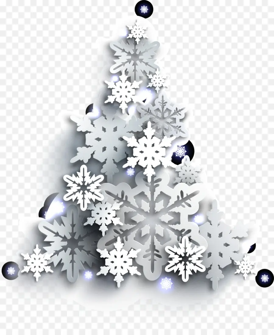 árvore De Natal，Floco De Neve PNG
