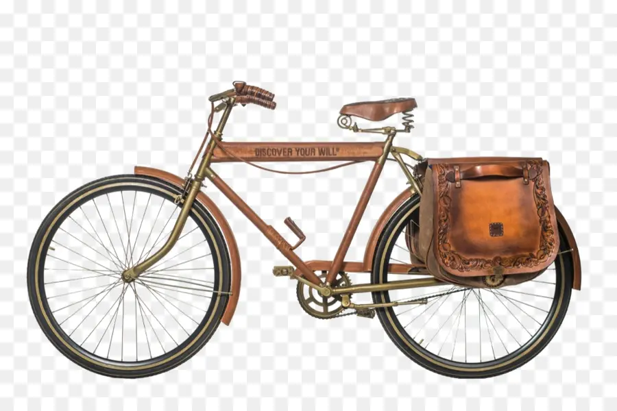 Bicicleta Marrom，Bicicleta PNG