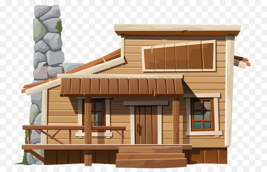 Casa，Log Cabin PNG