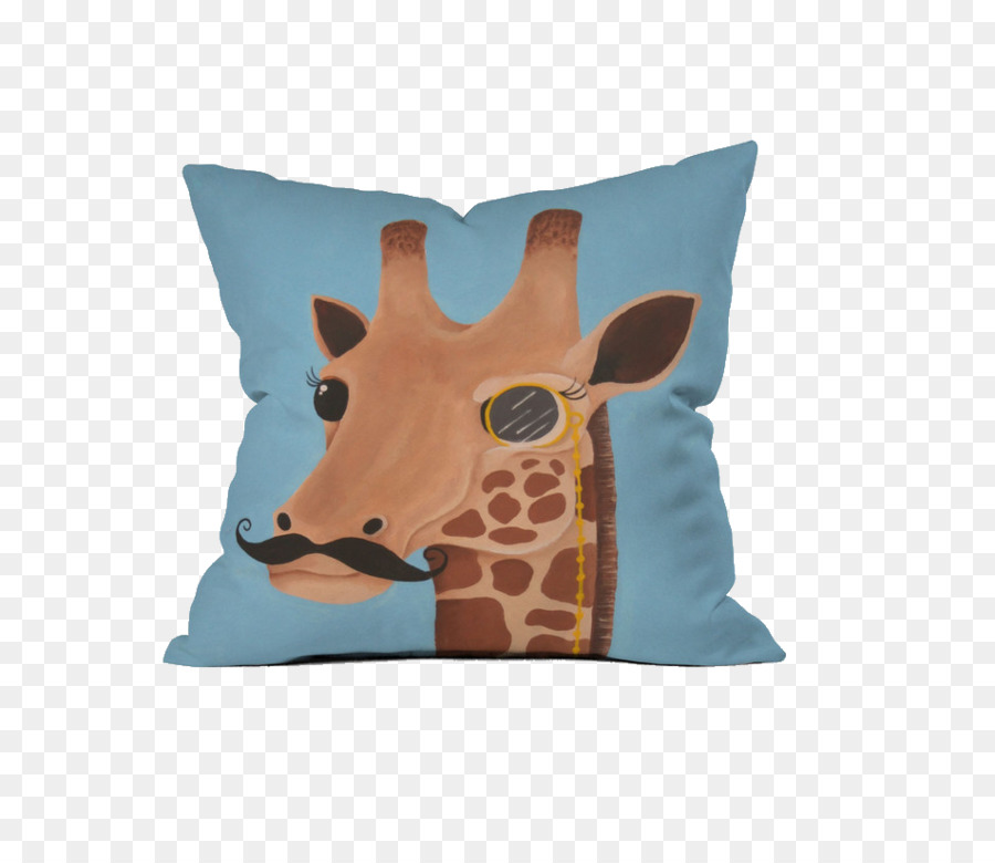 Almofada Girafa，Bigode PNG