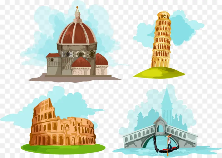 Torre Inclinada De Pisa，Estátua Da Liberdade PNG