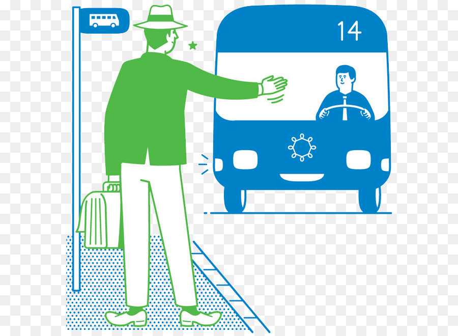 Ponto De ônibus，Passageiro PNG